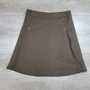 Anthropologie | Numph Green Wool Blend Skirt